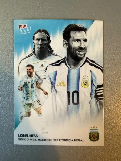 Messi Topps Now "The end of an era"