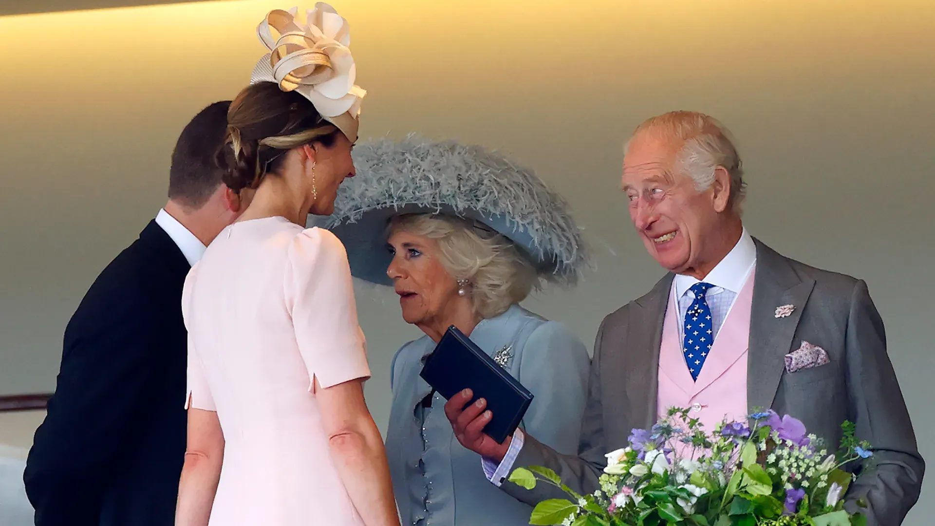 king charles - camilla - peter phillips - harriet sperling