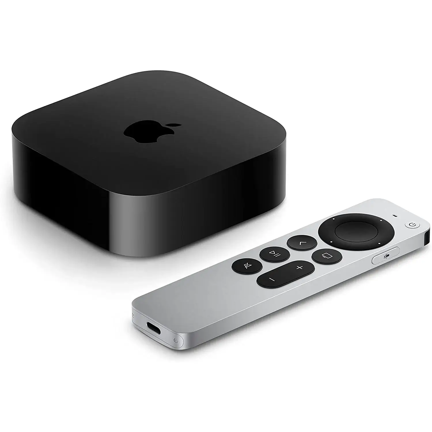 Apple TV device with remote 