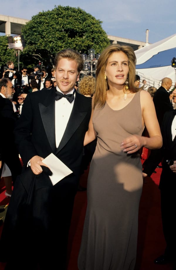 Her romance with Kiefer Sutherland’s was one of the most highly publicized tabloid scandals of the 1990s. They met on the set of the sci-fi thriller Flatliners in late 1989 and quickly became Hollywood's "It Couple".