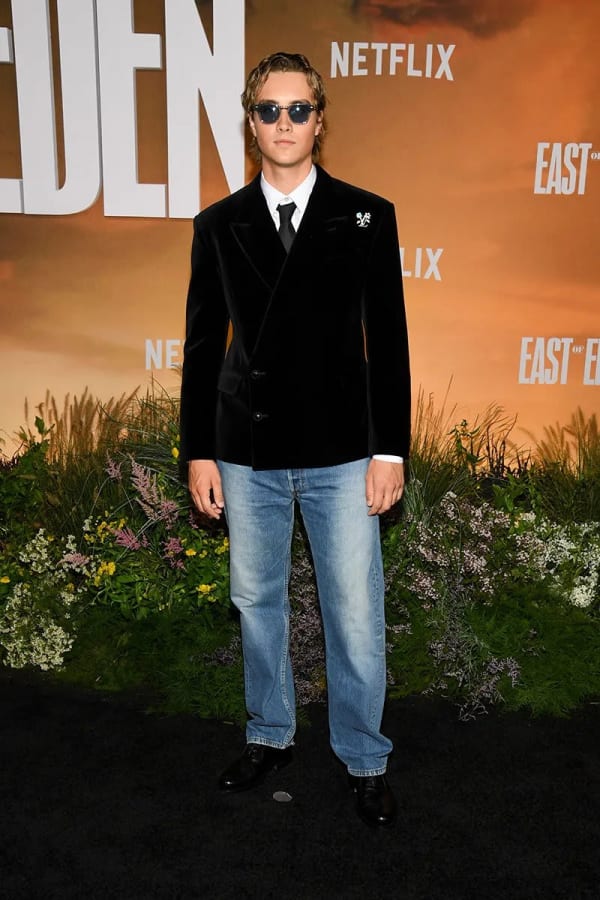 Joseph Zada at Netflix’s “East of Eden” premiere held at The Plaza Hotel on Sept. 30, 2026 in New York City.