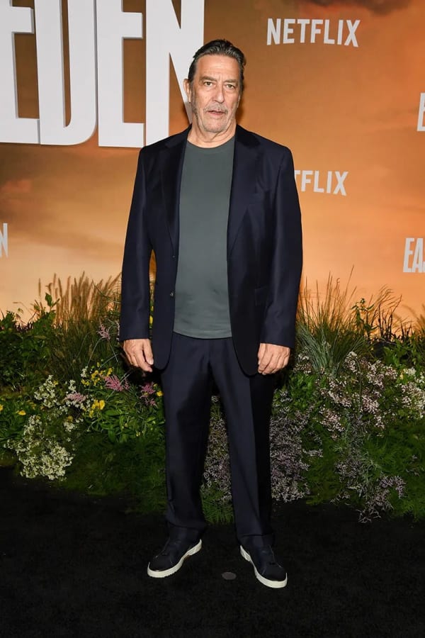 Ciarán Hinds at Netflix’s “East of Eden” premiere held at The Plaza Hotel on Sept. 30, 2026 in New York City.