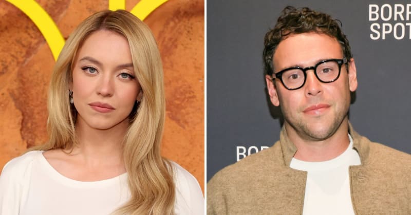 sydney sweeney and scooter braun go completely unnoticed on adorable late night