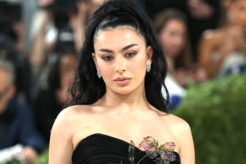 Charli XCX on the cover of Rolling Stone magazine, promoting her new album Music Fashion Film