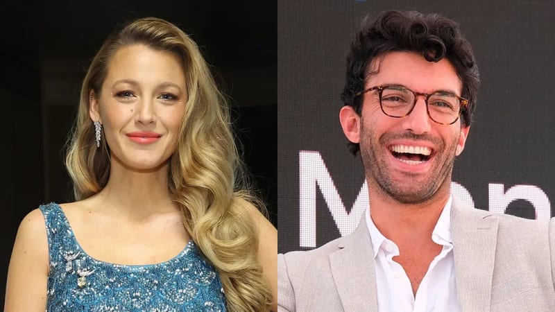 Blake Lively and Justin Baldoni pictured in a side-by-side profile picture.