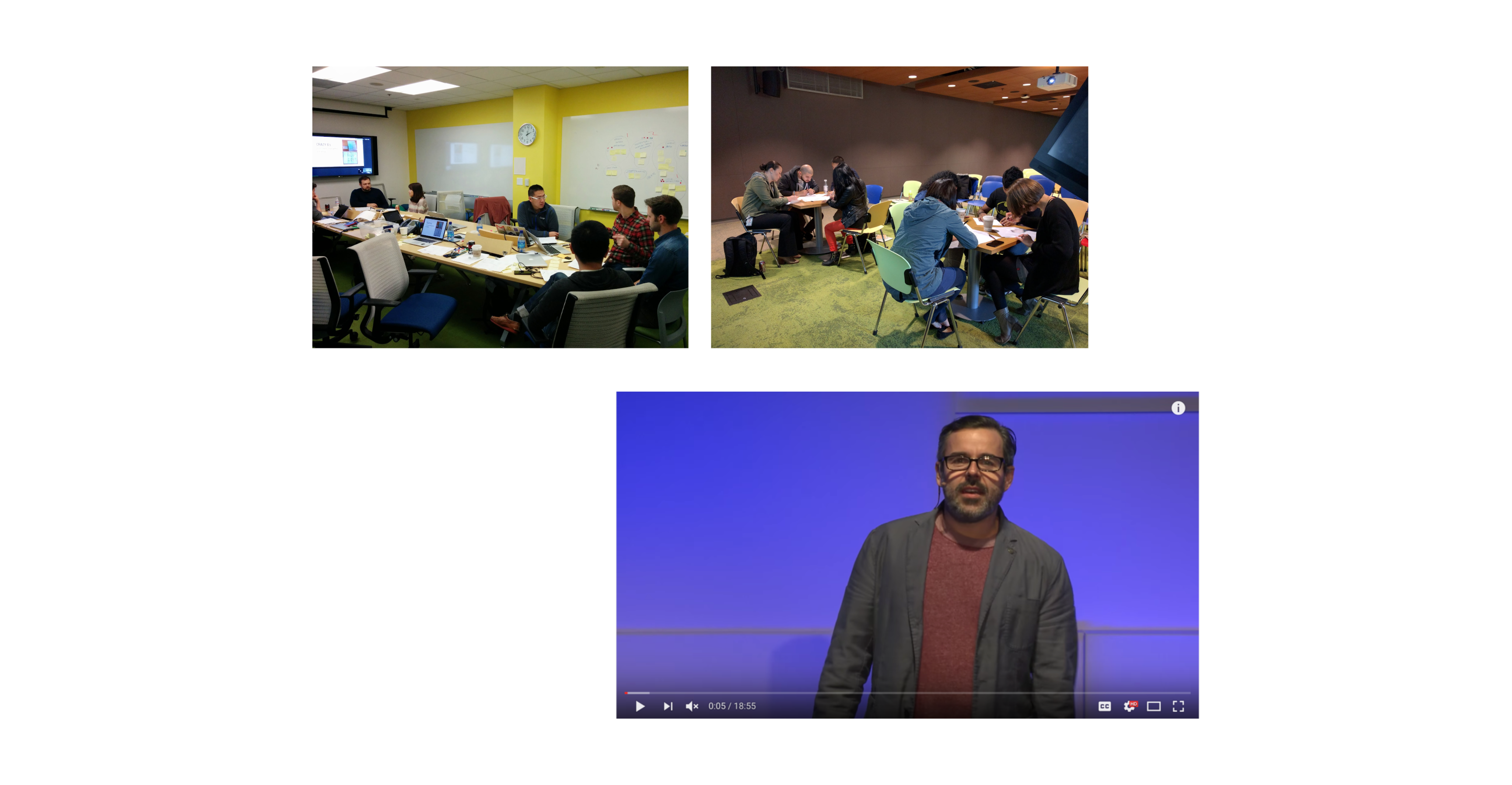 Material design for Wearables was developed via extensive co-creation sprints