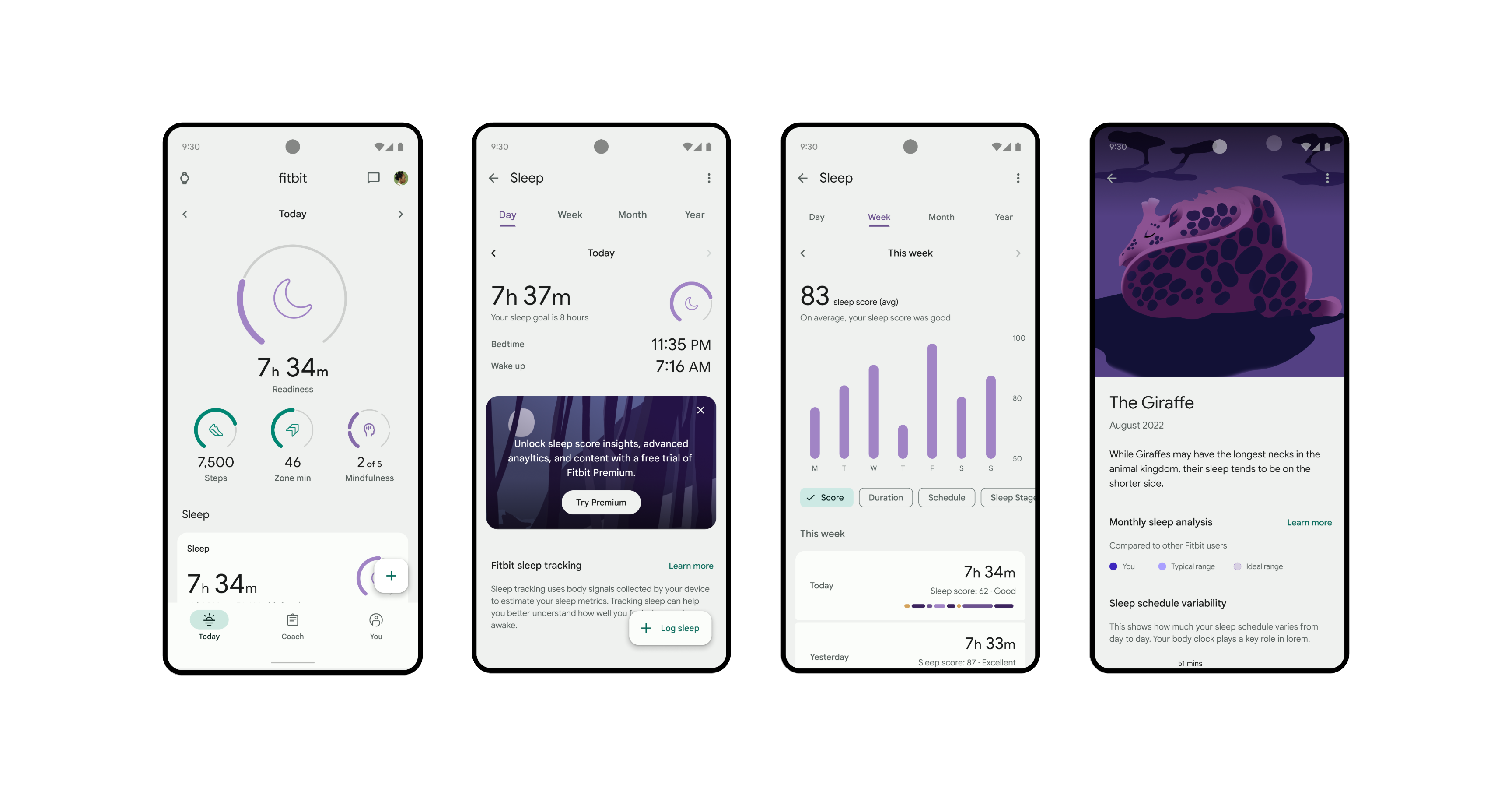Sleep tracking and management is Fitbit's #1 feature in terms of usage and was completely redesigned with the new app