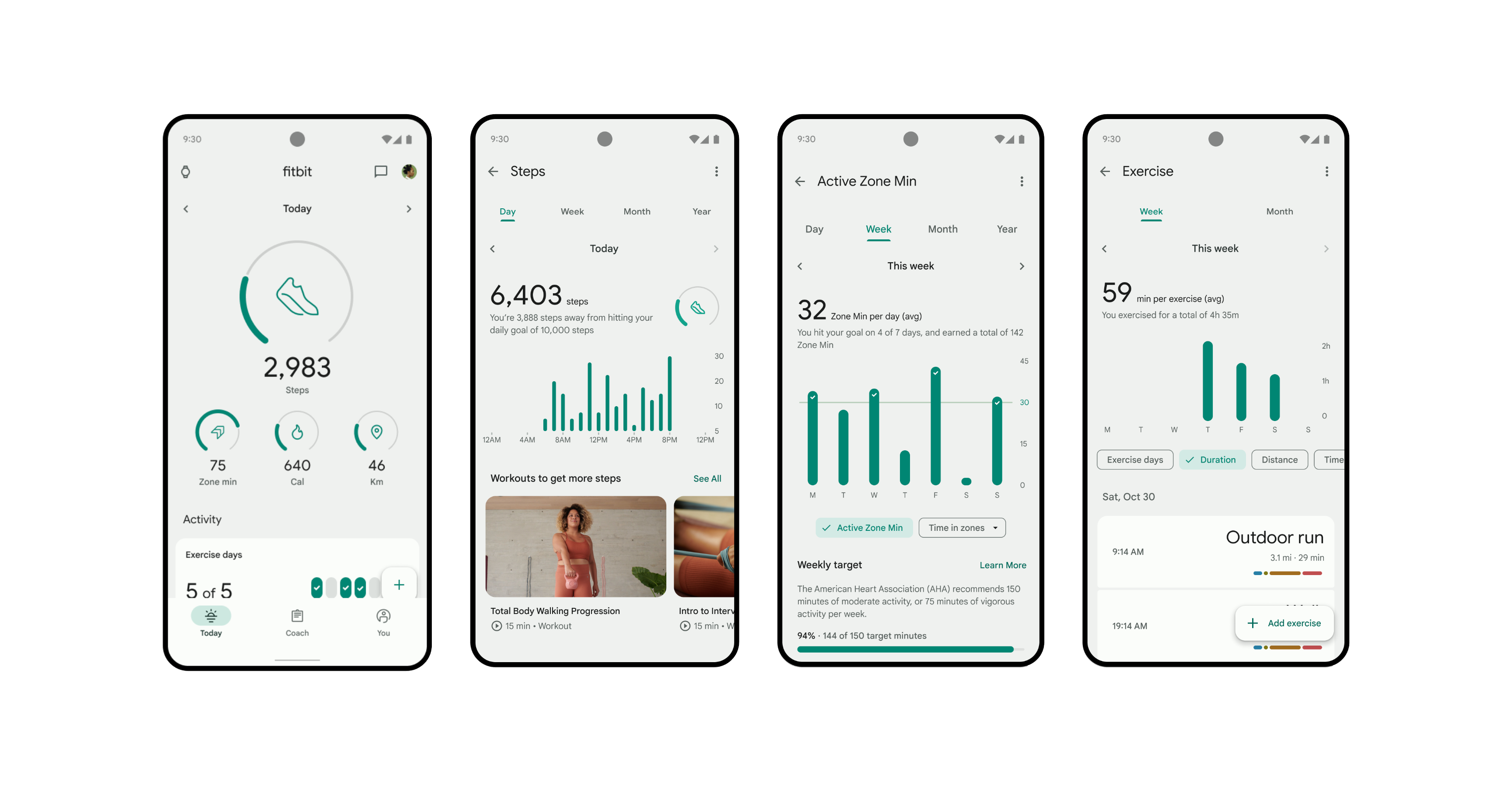 Activity, not only is one of the pillars of good health, but also one the flagship experiences of the Fitbit app