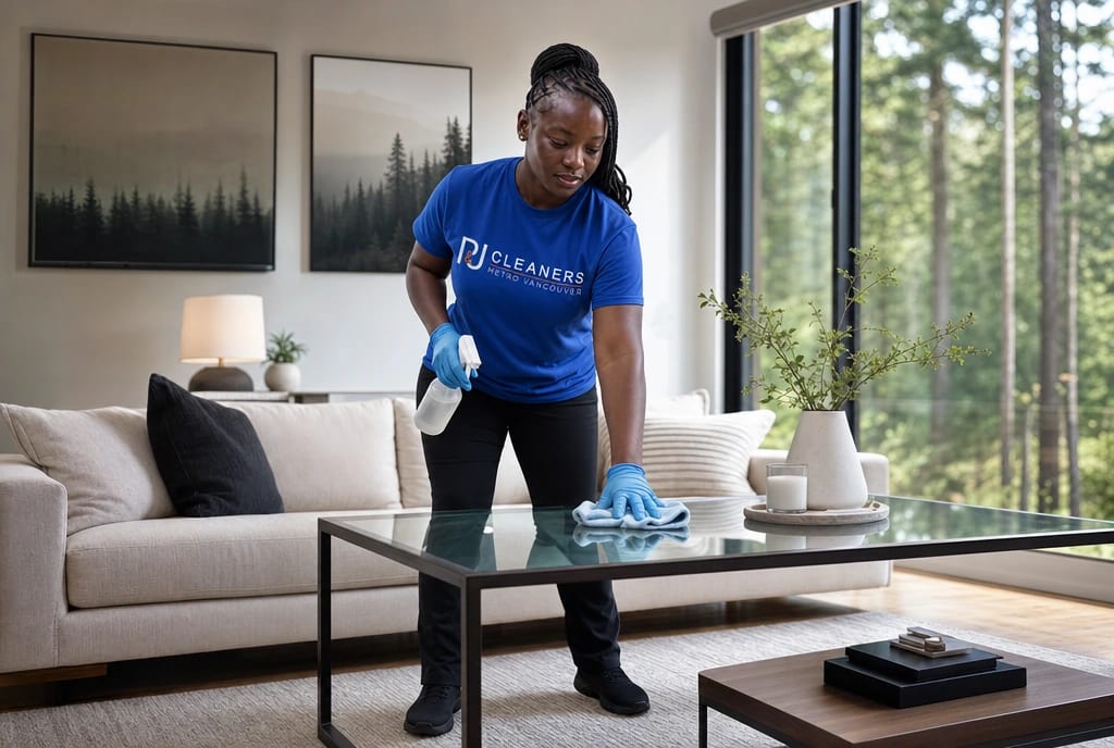 P&J Cleaners professional multi-level townhome experts in Burke Mountain, Metro Vancouver