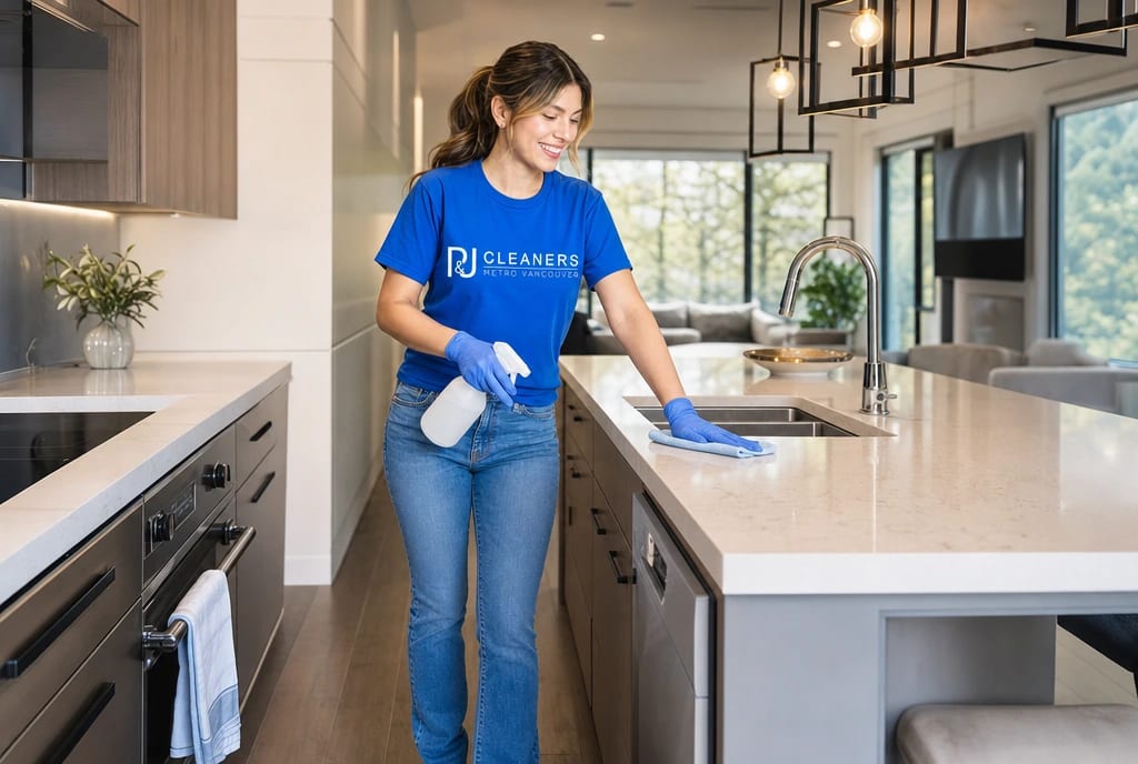 P&J Cleaners professional commercial cleaning in Guildford, Metro Vancouver