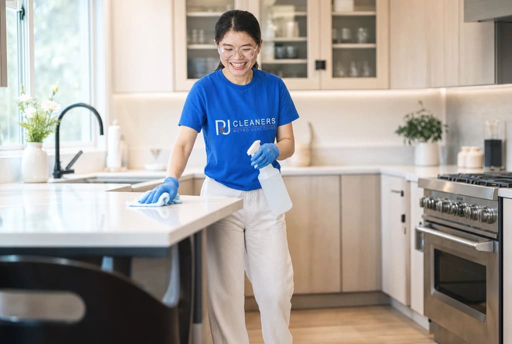 P&J Cleaners professional move-out cleaning in Newton, Metro Vancouver