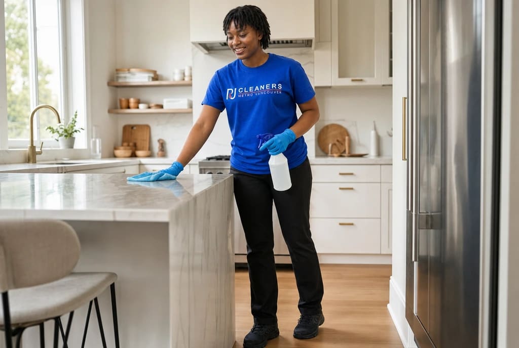 P&J Cleaners professional new home specialists in Walnut Grove, Metro Vancouver