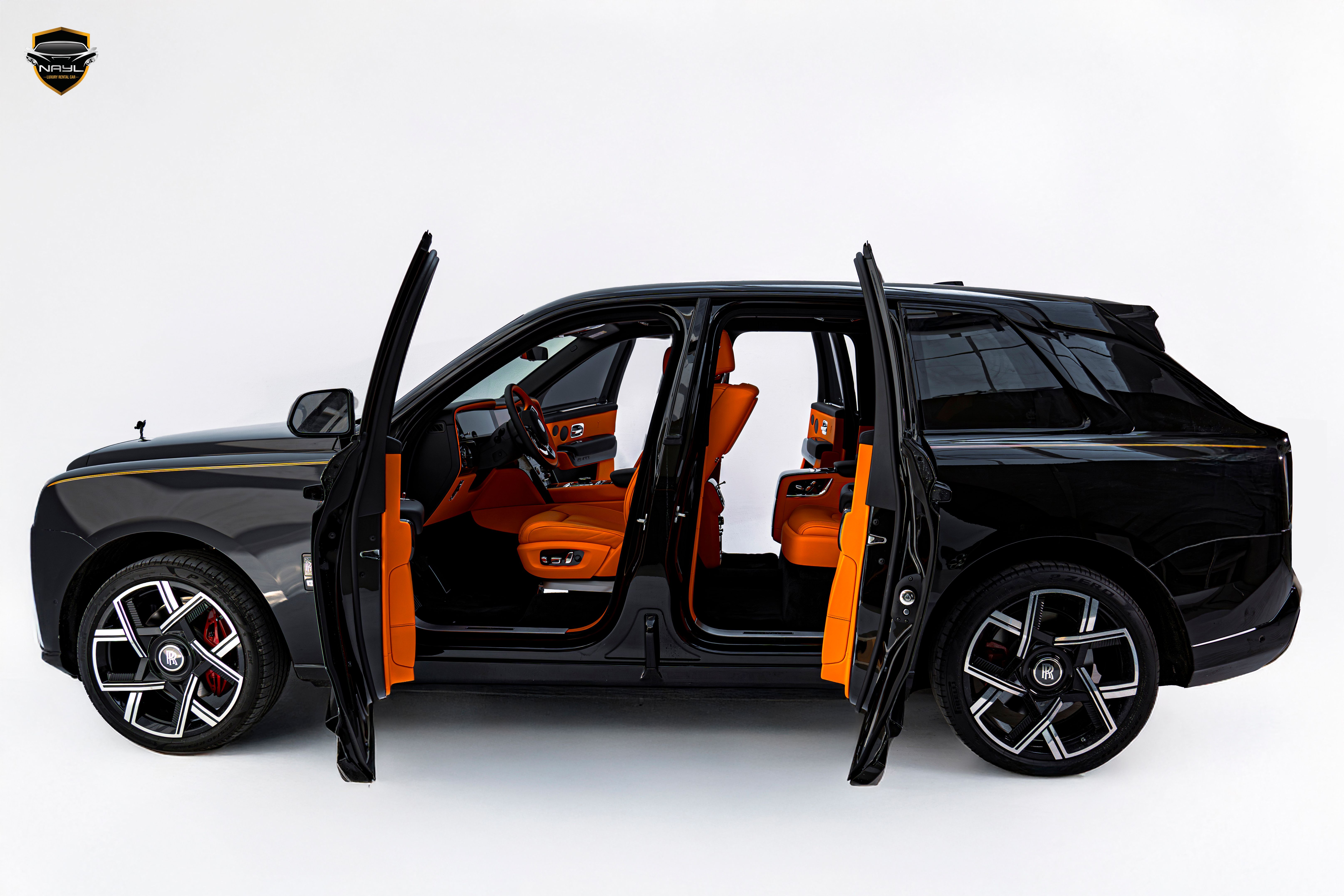 Rolls Royce Cullinan Black Badge 2025 - Orange Interior