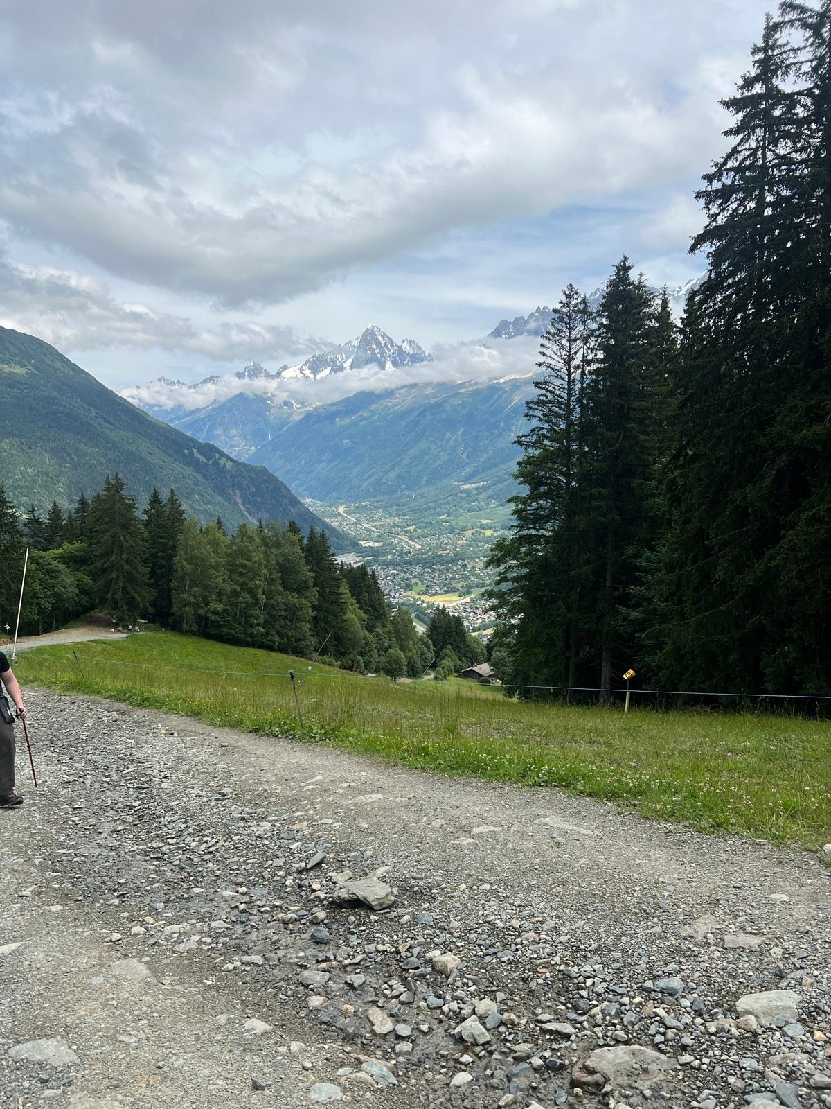 Chamonix krimpt.
