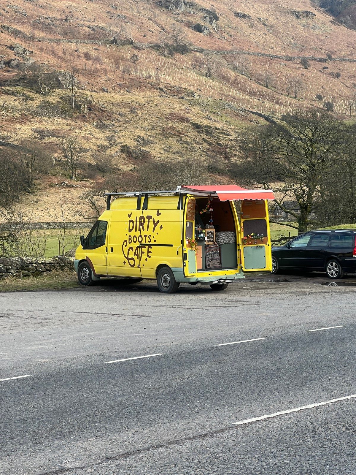 Schattige cafébusje.
