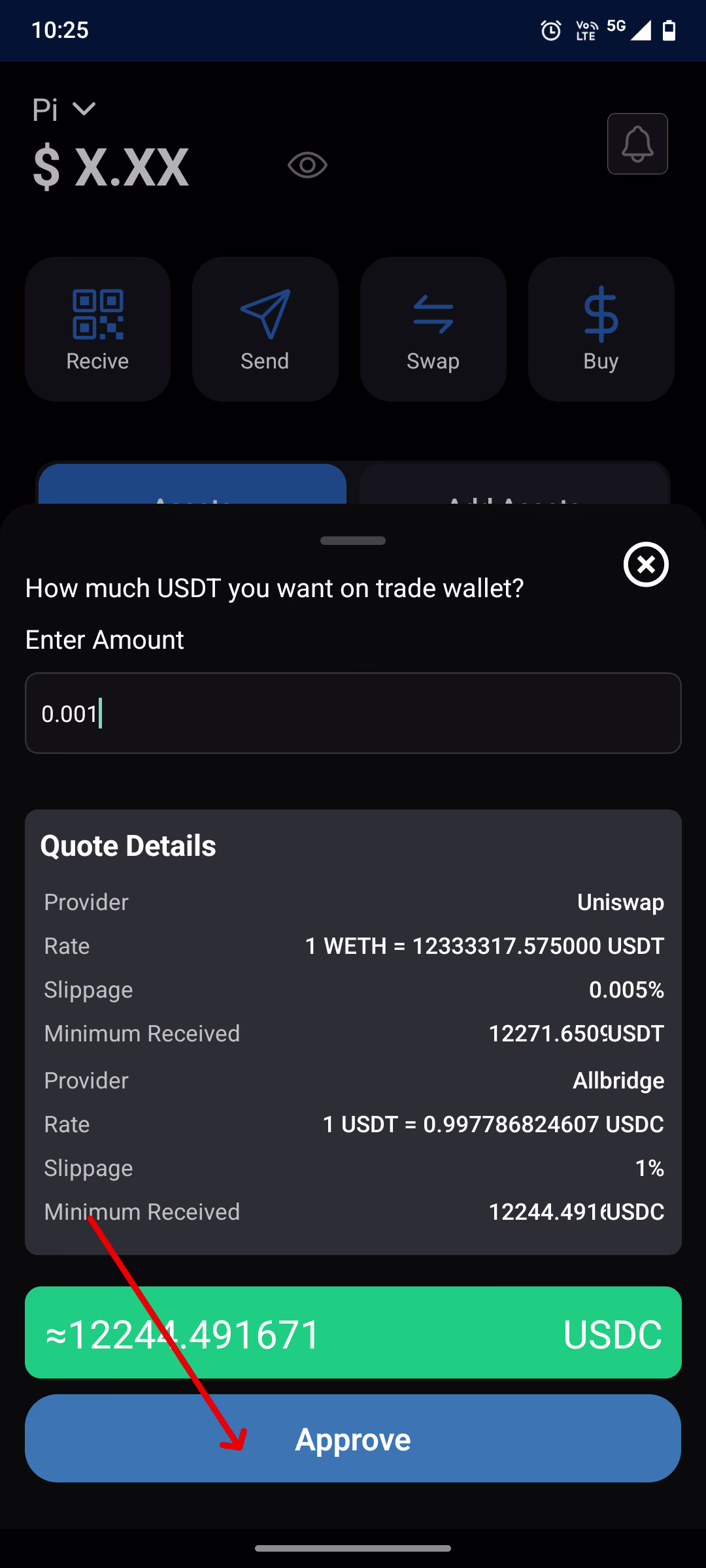 Step 4: Approve Trade