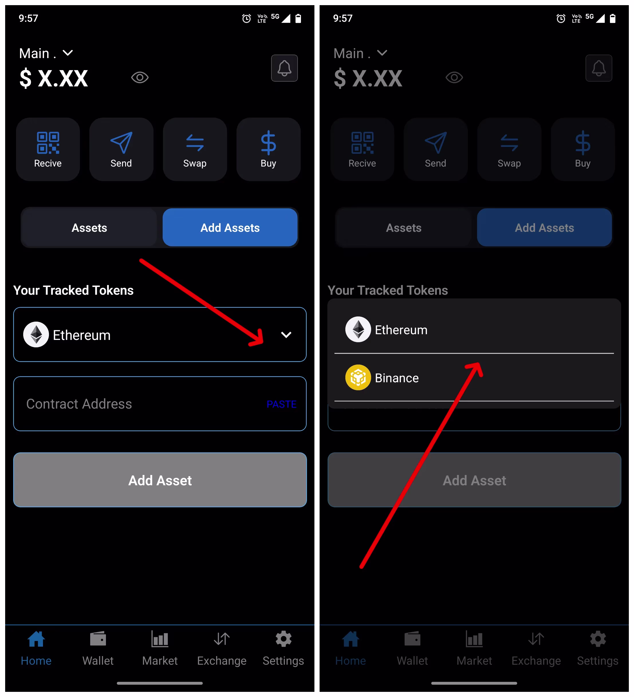 Step 2: Select Network