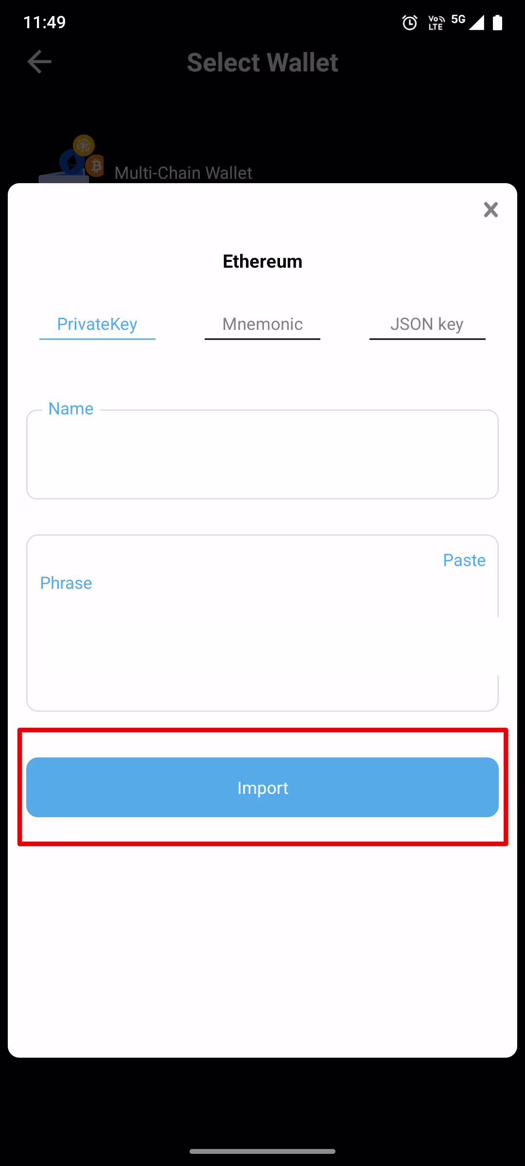 Step 5: Complete Import