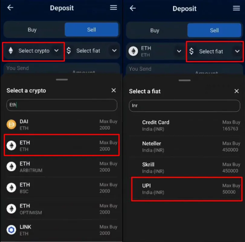 Step 3: Select Currencies and Payout Method