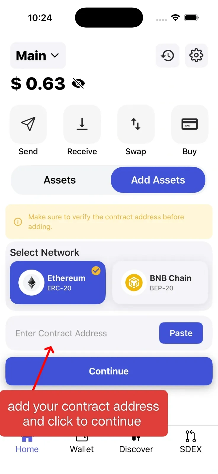 Step 3: addcustom tokens