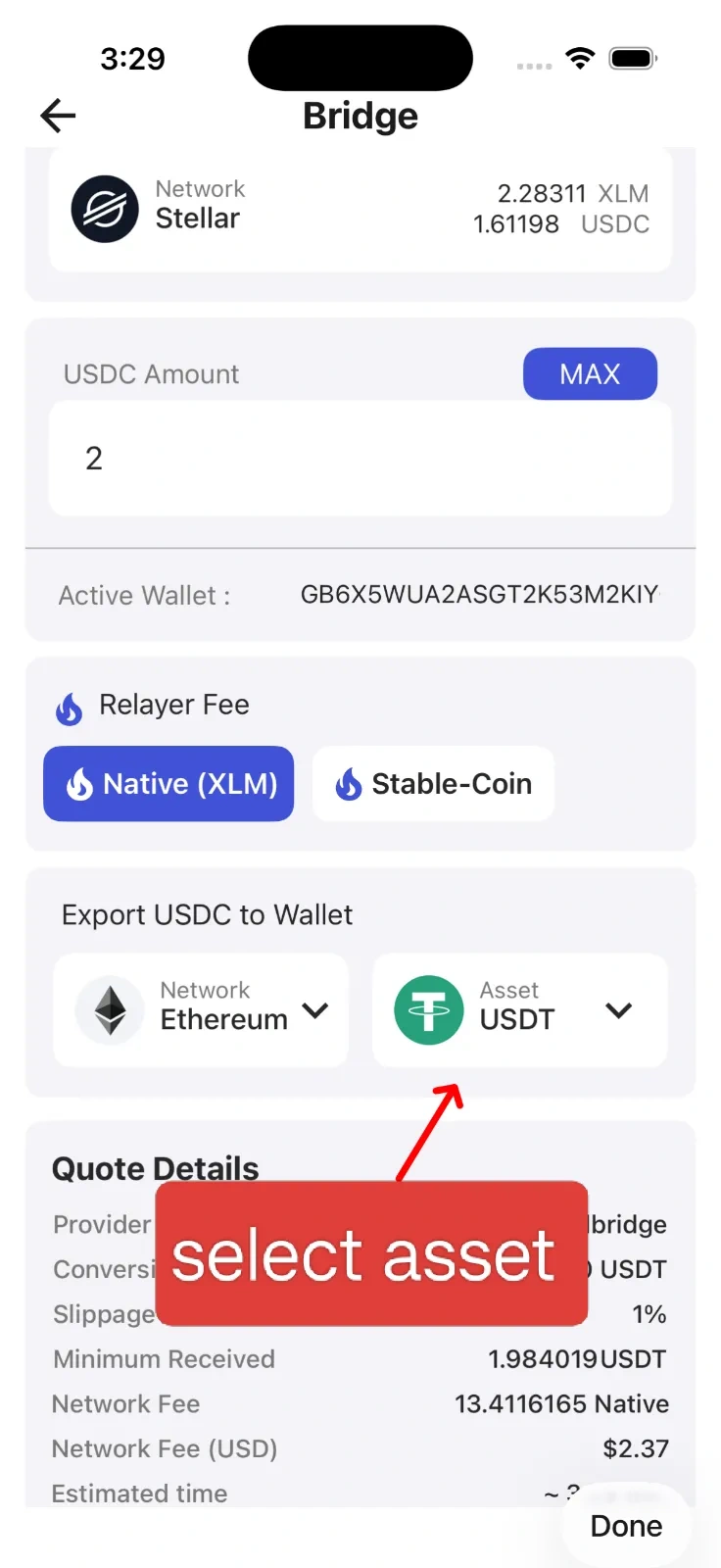 Step 4: Cross-chain Transfer