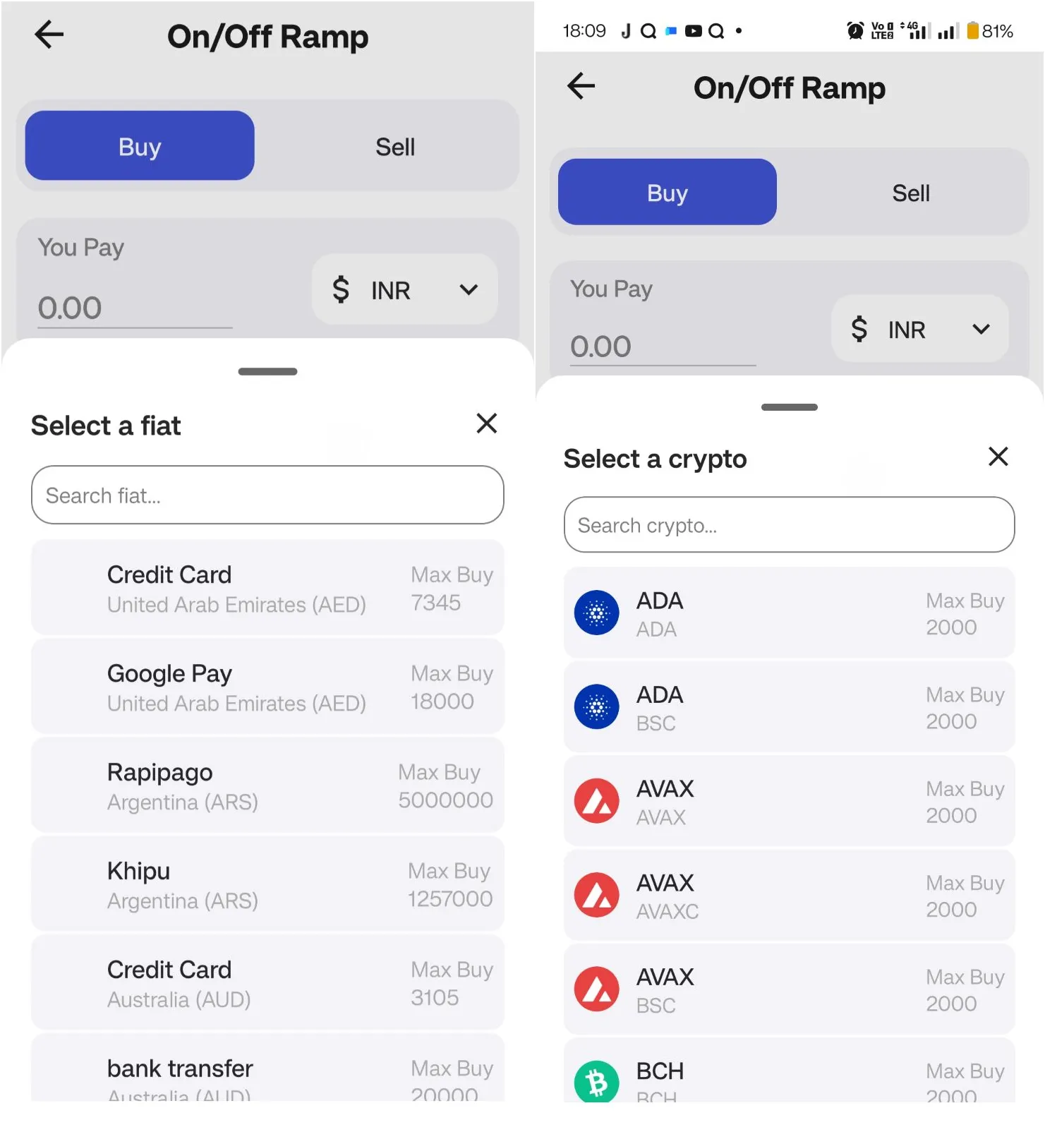 Step 3: Select Currencies and Payout Method