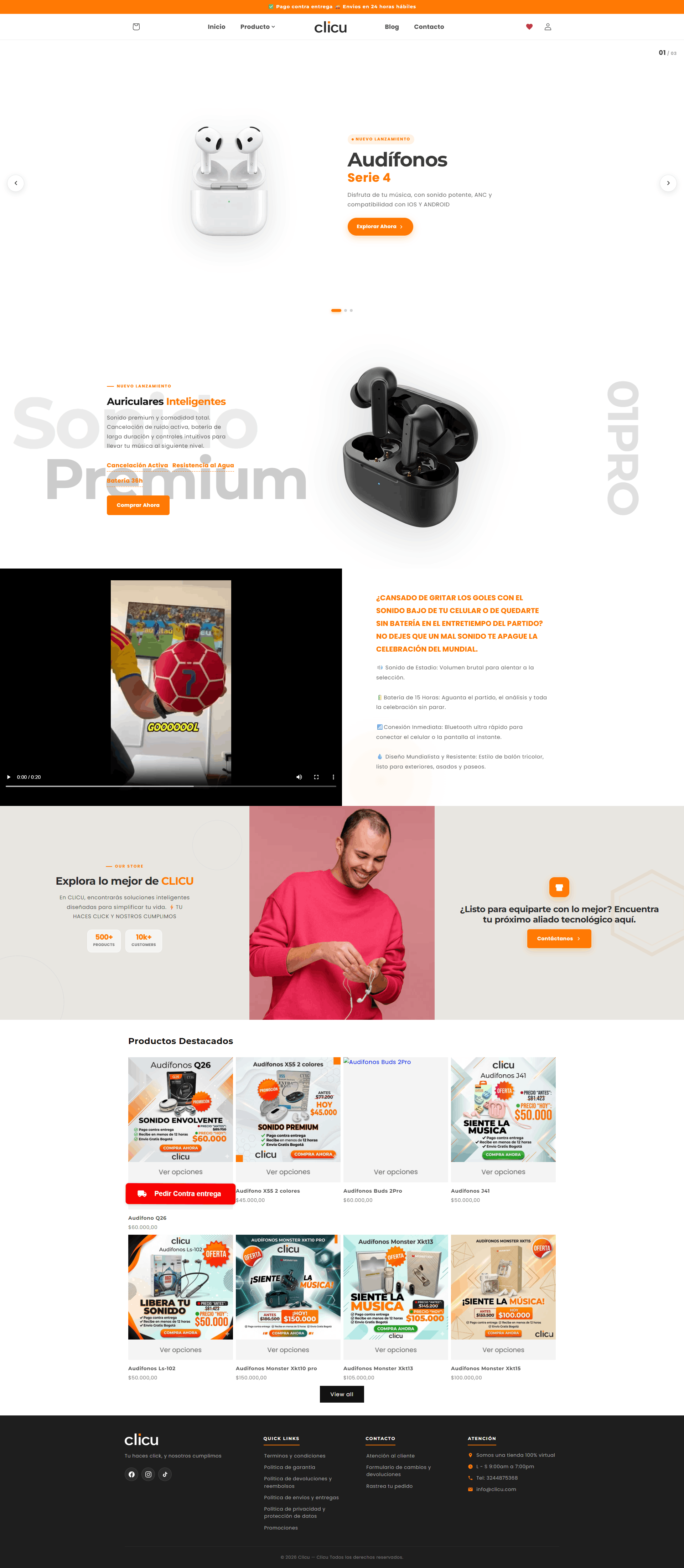 Clicu E-commerce Website Design & Development