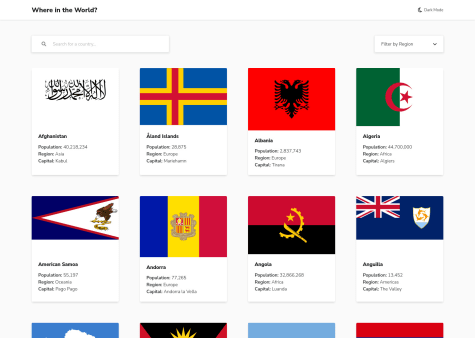 Rest Countries explorer using Vite, Vue 3, Tailwind