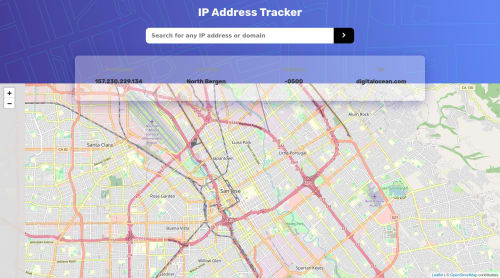 IP Address Tracker using React, Vite ,React-Leaflet and ipdata. coding ...