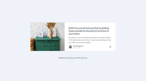 HTML CSS JS - Article Preview coding challenge solution