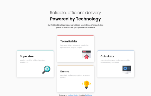 Site using HTML and CSS coding challenge solution