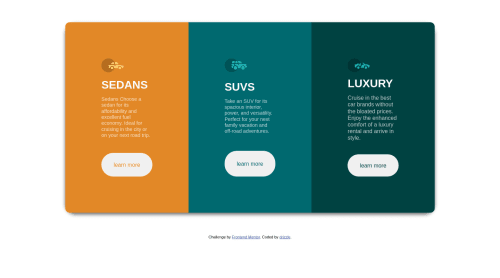 Responsive css grid and flexbox coding challenge solution