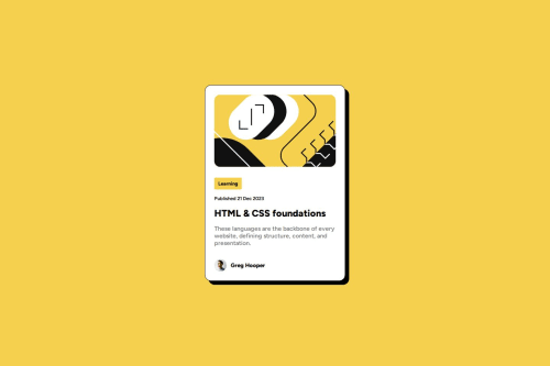 css flex coding challenge solution