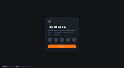 Responsive interactive rating component | HTML, CSS & JavaScript coding ...
