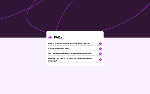 Fac accordion made in react coding challenge solution