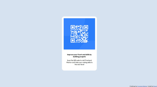QR code project coding challenge solution