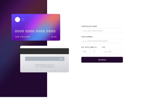 Credit card details form with React and Redux coding challenge solution