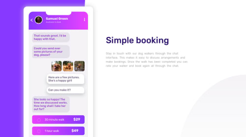 Chat App Illustration Master coding challenge solution