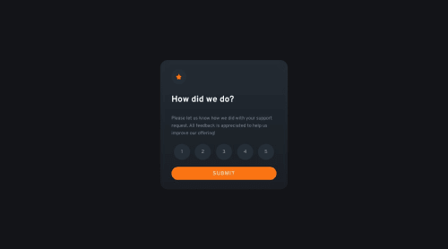 Interactive rating component with HTML, CSS and JavaScript coding ...