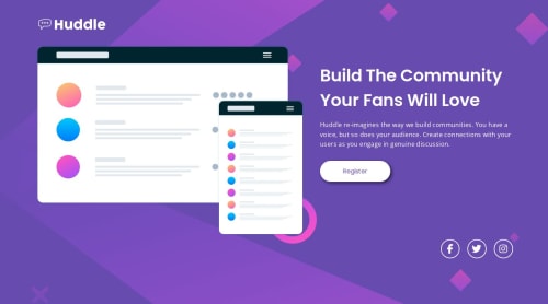 Landing Page Responsive coding challenge solution | Frontend Mentor