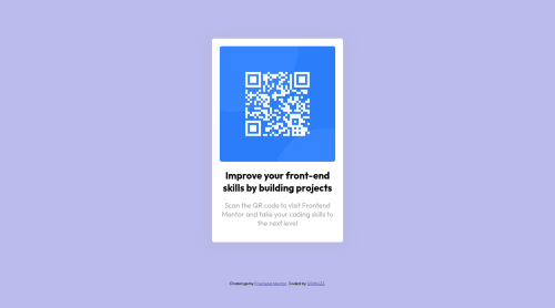 QR Code Component coding challenge solution