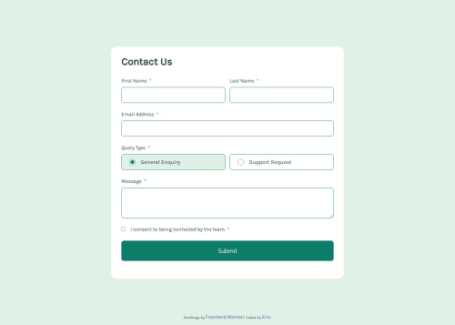 Complete the challenge using Scss and vanilla JS coding challenge solution