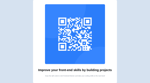 qr code coding challenge solution