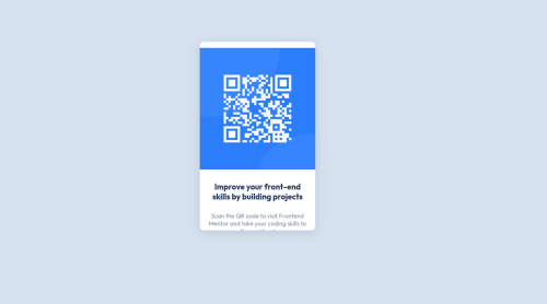 Qr-code :) coding challenge solution