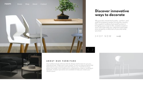 unresponsive layout with proper animations and dynamic working coding ...