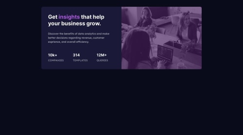 STATS-PREVIEW-CARD using HTML & CSS coding challenge solution