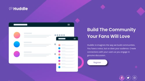Css Grid Simple Landing Page Example Simple landing page with CSS grid, flexbox and breakpoints coding ...