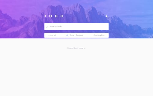 Todo App using Angular/CSS coding challenge solution