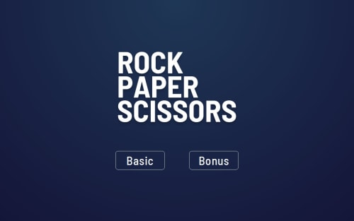 Resonsive rock paper scissors solution with both rules - React sass ...