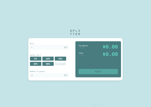 Tip Calculator coding challenge solution